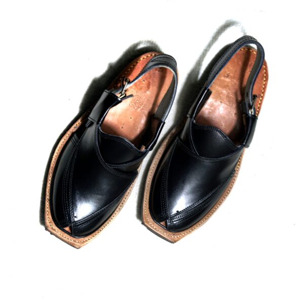 Black Norozi Chappal - Image 2